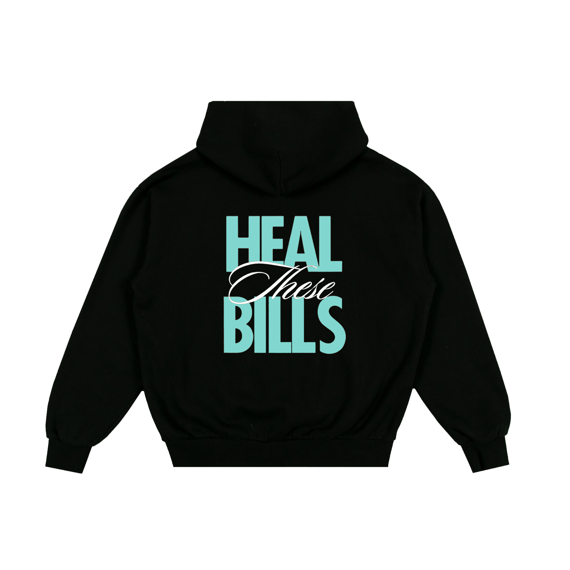 Heal These Bills Pullover Black Back
