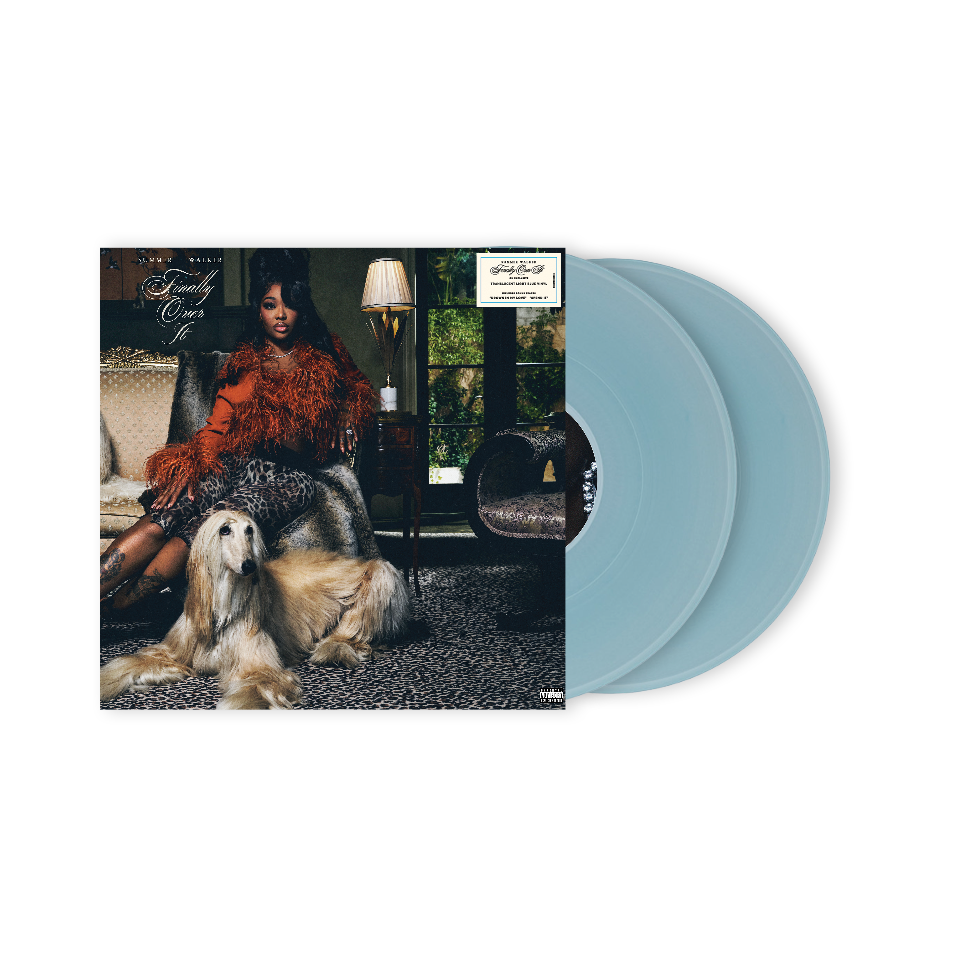 Finally Over It: For Better Edition STANDARD TRANSLUCENT LIGHT BLUE VINYL